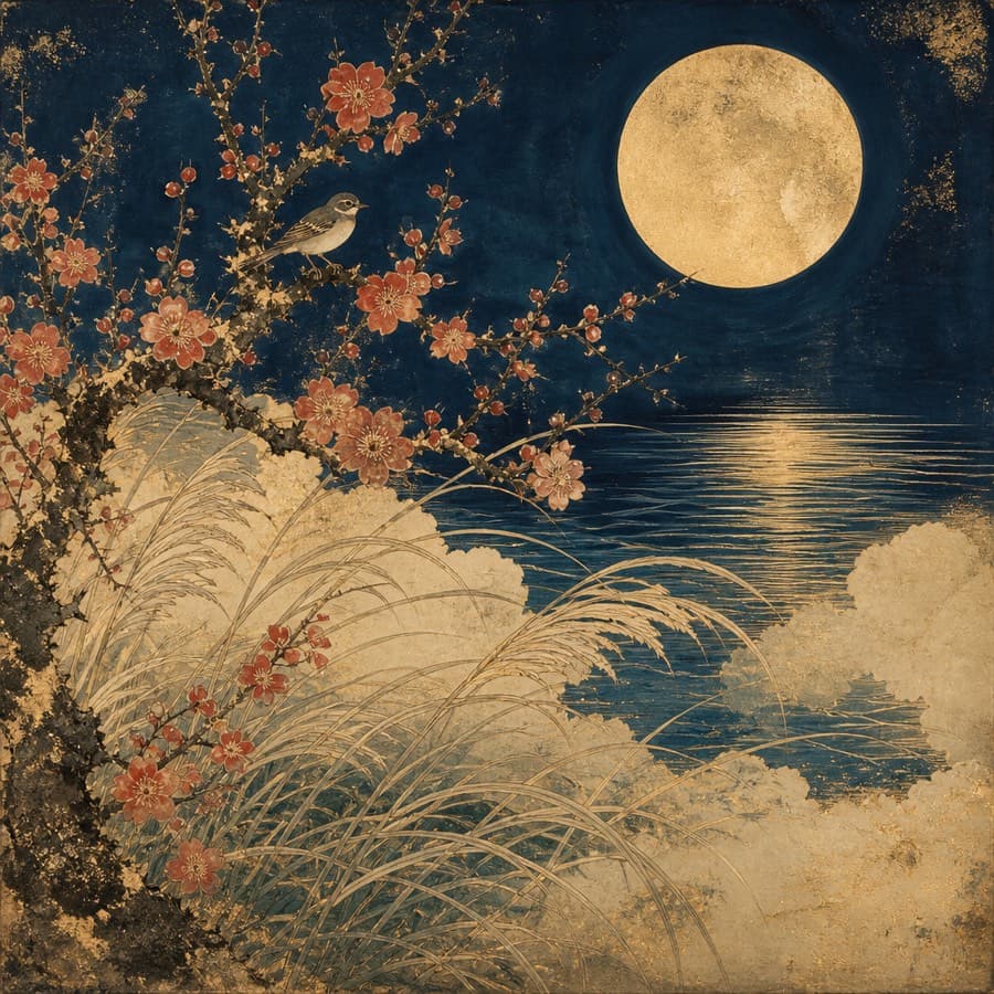 花鳥風月（かちょうふうげつ）の絵札
