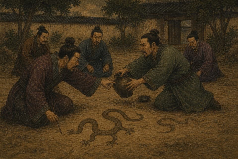 画蛇添足 酒を失う