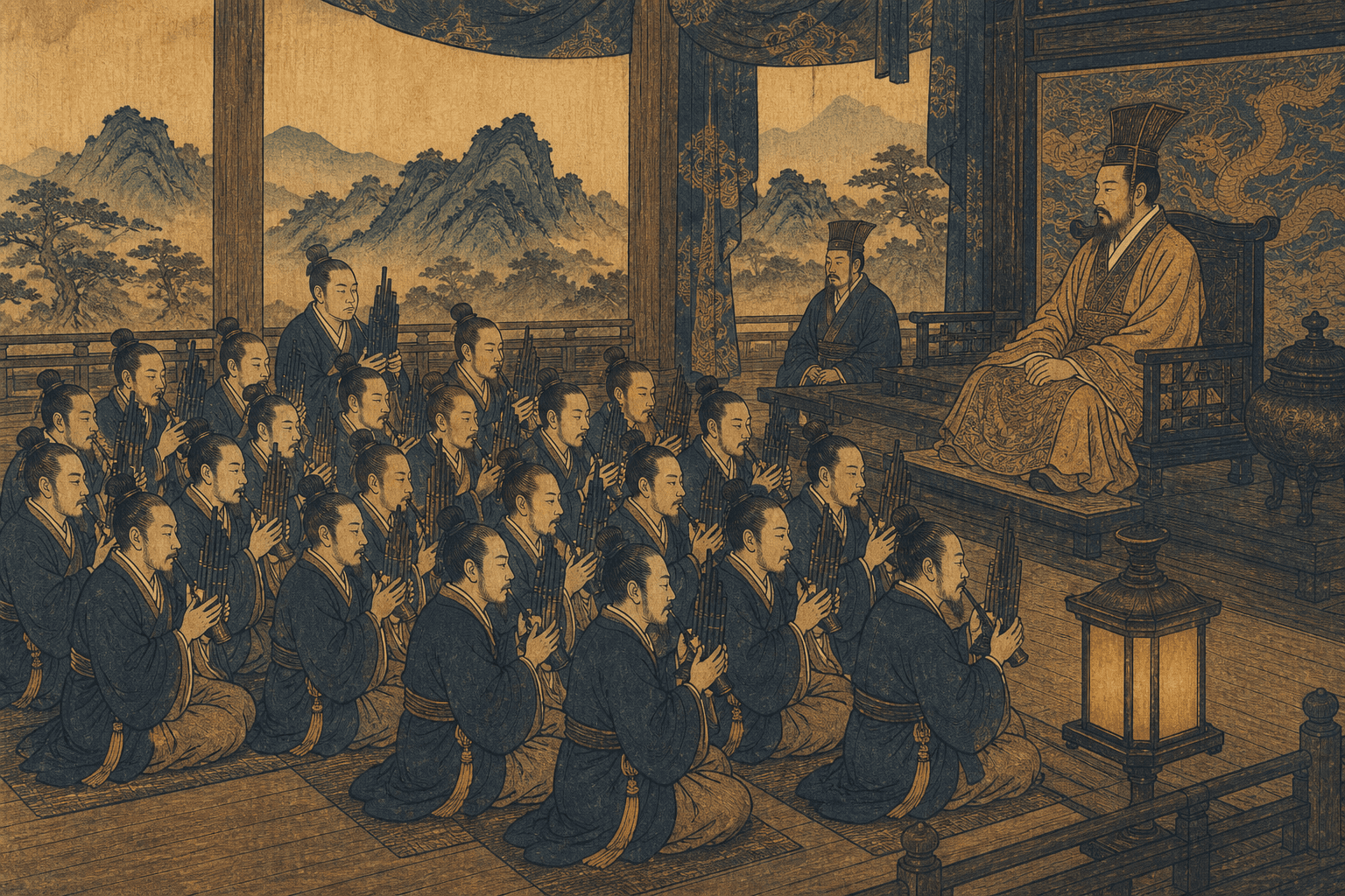 濫竽充数 三百の竽
